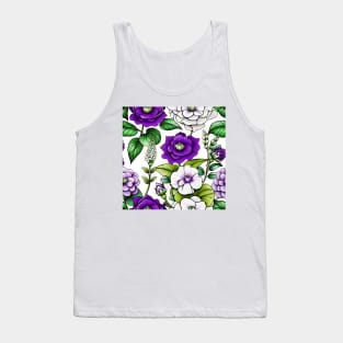 Suffragette Colours Floral Tank Top